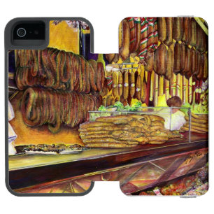 Coque-portefeuille iPhone 5 Incipio Watson™ Cochon, Budapest