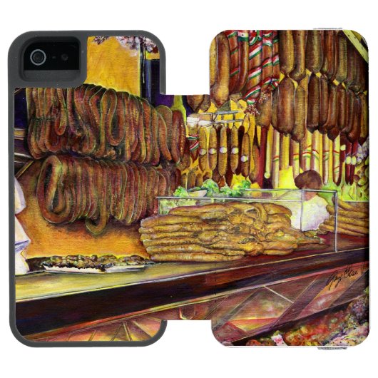 Coque Portefeuille Incipio Pour iPhone Cochon, Budapest (Folio Ouvert)