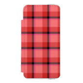 Coque Portefeuille Incipio Pour iPhone Conception de tartan (Folio Devant)