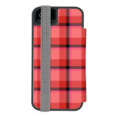 Coque Portefeuille Incipio Pour iPhone Conception de tartan (Folio Dos)