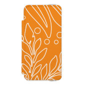 Coque Portefeuille Incipio Pour iPhone Conception Florale 35 (Folio Devant)