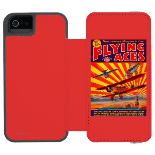Coque Portefeuille Incipio Pour iPhone Couverture de magazine d'as de vol (Folio Ouvert)