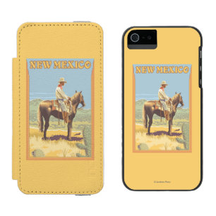 Coque-portefeuille iPhone 5 Incipio Watson™ Cowboy (vue de côté) Nouveau Mexique