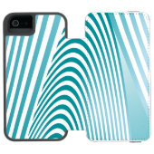 Coque Portefeuille Incipio Pour iPhone Création de Motif Abstrait 4 (Folio Ouvert)