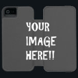 Coque-portefeuille iPhone 5 Incipio Watson™ Créez votre propre boîtier Portefeuille iPhone SE <br><div class="desc">Concevez votre propre boîtier Portefeuille Black iPhone SE  iPhone 5/5s avec l'outil de personnalisation extraordinaire de Zazzle. Ajoutez votre propre texte,  photo,  image ou design.</div>