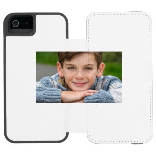 Coque-portefeuille iPhone 5 Incipio Watson™ Créez Votre Propre Photo De Fils Personnalisée Dou