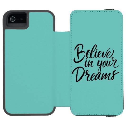Coque Portefeuille Incipio Pour iPhone Croyez en vos rêves (Folio Ouvert)
