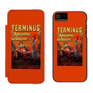 Coque-portefeuille iPhone 5 Incipio Watson™ Cru PosterEurope d'absinthe de terminus