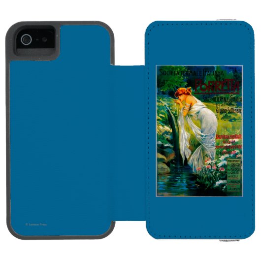 Coque Portefeuille Incipio Pour iPhone Cru PosterEurope de Societa Termale Italiana (Folio Ouvert)