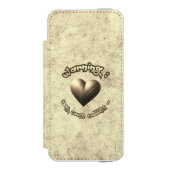 Coque Portefeuille Incipio Pour iPhone Cuddle Alert – Art with Heart! (Folio Devant)