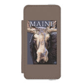 Coque Portefeuille Incipio Pour iPhone De MaineMoose fin (Folio Devant)