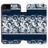 Coque Portefeuille Incipio Pour iPhone Dentelle blanche 2 (Folio Ouvert)