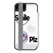Coque Portefeuille Incipio Pour iPhone Design Emoji mignon & Vibes positives Protection C (Folio Dos)