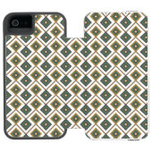 Coque Portefeuille Incipio Pour iPhone Diamante en vert (Folio Ouvert)