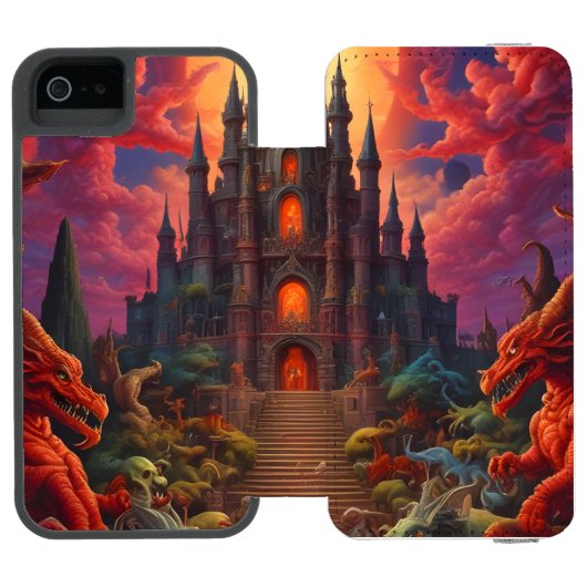 Coque Portefeuille Incipio Pour iPhone Double Your Dragon Fantasy Final (Folio Ouvert)