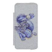Coque Portefeuille Incipio Pour iPhone Dragon bleu (Folio Devant)