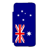 Coque Portefeuille Incipio Pour iPhone Drapeau australien patriotique (Folio Devant)