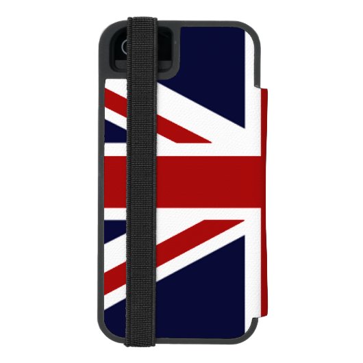 Coque Portefeuille Incipio Pour iPhone Drapeau Union Jack du Royaume-Uni (Folio Dos)