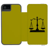 Coque Portefeuille Incipio Pour iPhone Échelles de justice (Folio Ouvert)