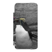Coque Portefeuille Incipio Pour iPhone Éclaboussure de couleur de pingouin (Folio Devant)