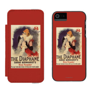 Coque-portefeuille iPhone 5 Incipio Watson™ Femme de Diaphane de La saupoudrant l'affiche de