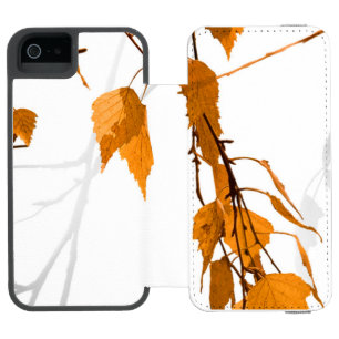 Coque-portefeuille iPhone 5 Incipio Watson™ Feuilles d'automne 2