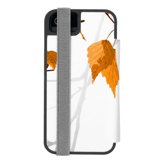 Coque Portefeuille Incipio Pour iPhone Feuilles d'automne 2 (Folio Dos)