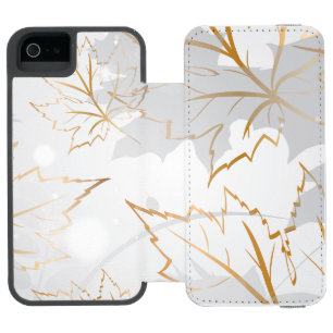 Coque-portefeuille iPhone 5 Incipio Watson™ Feuilles d'or 3
