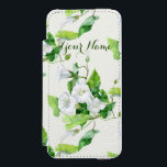 Coque-portefeuille iPhone 5 Incipio Watson™ Fleur blanche<br><div class="desc">Artiste de Zolotareva. Aquarelle sur papier.Vous pouvez ajouter un nom ou du texte personnalisé. Personnalisez ce modèle.</div>