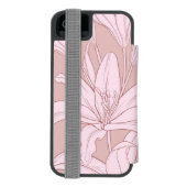 Coque Portefeuille Incipio Pour iPhone Fleurs Motif 11 (Folio Dos)