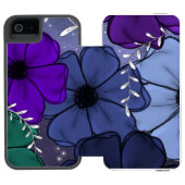 Coque Portefeuille Incipio Pour iPhone Floral iPhone case (Folio Ouvert)