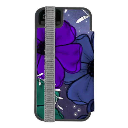 Coque Portefeuille Incipio Pour iPhone Floral iPhone case (Folio Dos)