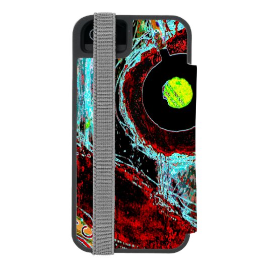 Coque Portefeuille Incipio Pour iPhone Frequency Serpent – Abstract Energy iPhone 6 Walle (Folio Dos)