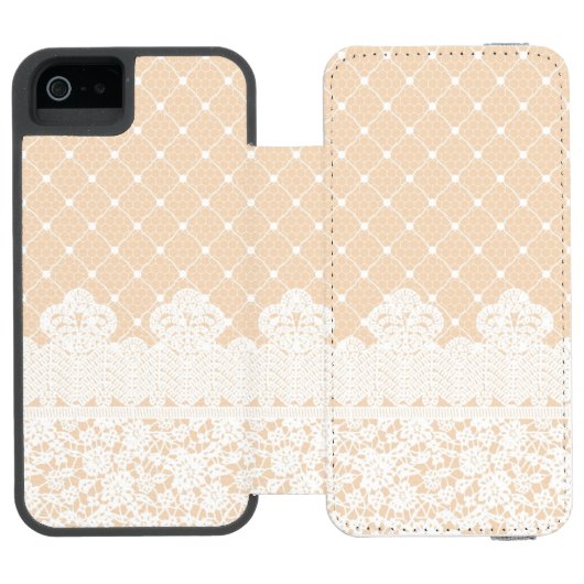 Coque Portefeuille Incipio Pour iPhone Frontière de dentelle (Folio Ouvert)