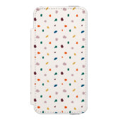 Coque Portefeuille Incipio Pour iPhone Fun Terrazzo Boho Imprimer (Folio Devant)