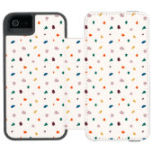 Coque Portefeuille Incipio Pour iPhone Fun Terrazzo Boho Imprimer (Folio Ouvert)