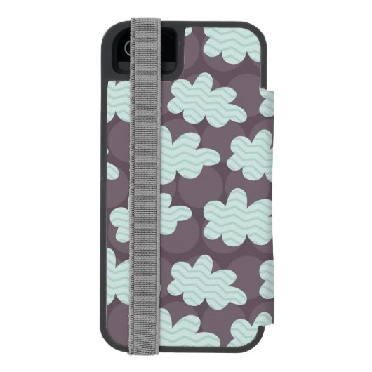 Coque Portefeuille Incipio Pour iPhone Giraffe et nuages (Folio Dos)