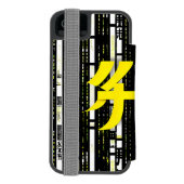 Coque Portefeuille Incipio Pour iPhone Glossy Pink Donut with Dark Sprinkles (Folio Dos)