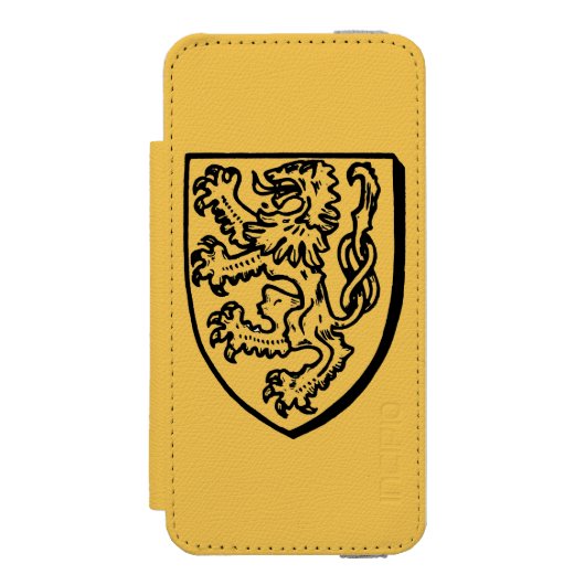 Coque Portefeuille Incipio Pour iPhone Héraldique : Lion (Folio Devant)