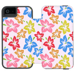 Coque-portefeuille iPhone 5 Incipio Watson™ Hibiscus Coloré, Motif De Fleurs