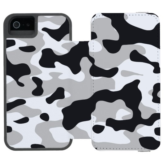 Coque Portefeuille Incipio Pour iPhone High contrast urban camouflage (Folio Ouvert)