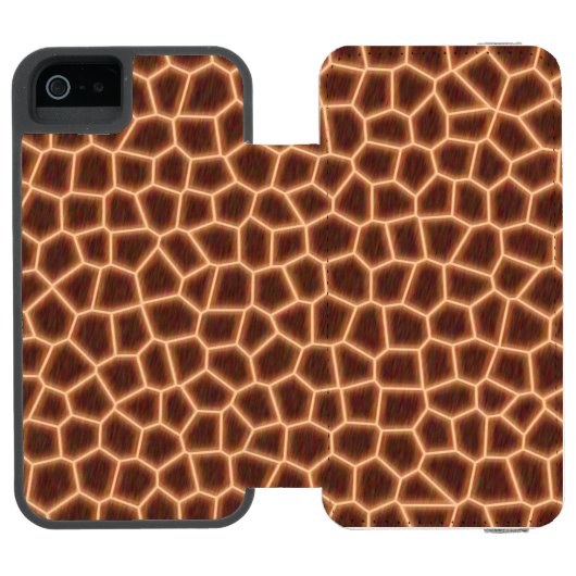 Coque Portefeuille Incipio Pour iPhone Impression de girafe (Folio Ouvert)