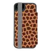 Coque Portefeuille Incipio Pour iPhone Impression de girafe (Folio Dos)