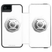 Coque Portefeuille Incipio Pour iPhone Insigne vert lanterne (Folio Ouvert)