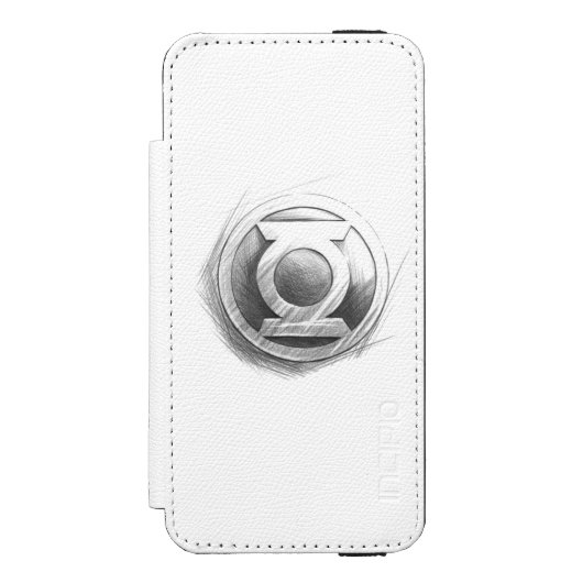 Coque Portefeuille Incipio Pour iPhone Insigne vert lanterne (Folio Devant)