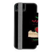 Coque Portefeuille Incipio Pour iPhone J'aime le Maroc (Folio Dos)