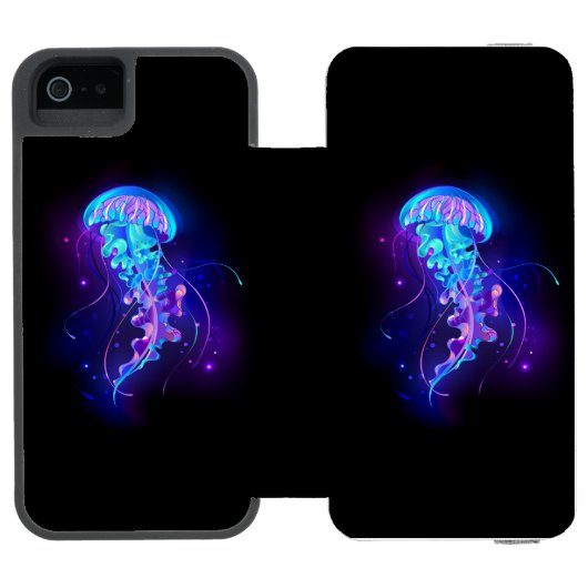 Coque Portefeuille Incipio Pour iPhone Jellyfish éclatante couleur (Folio Ouvert)