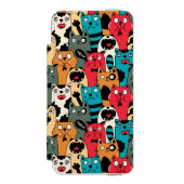 Coque Portefeuille Incipio Pour iPhone La Crowd of cats (Folio Devant)