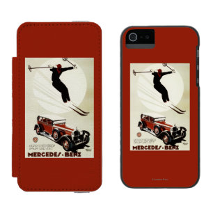 Coque-portefeuille iPhone 5 Incipio Watson™ L'Allemagne - sauter de skieur