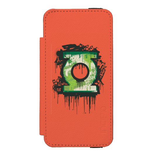 Coque Portefeuille Incipio Pour iPhone Lanterne verte - Symbole d'innocence tordue (Folio Devant)